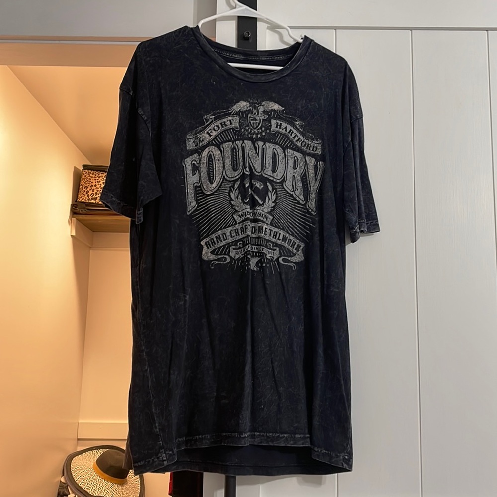 Fort Hartford mens distressed shirt